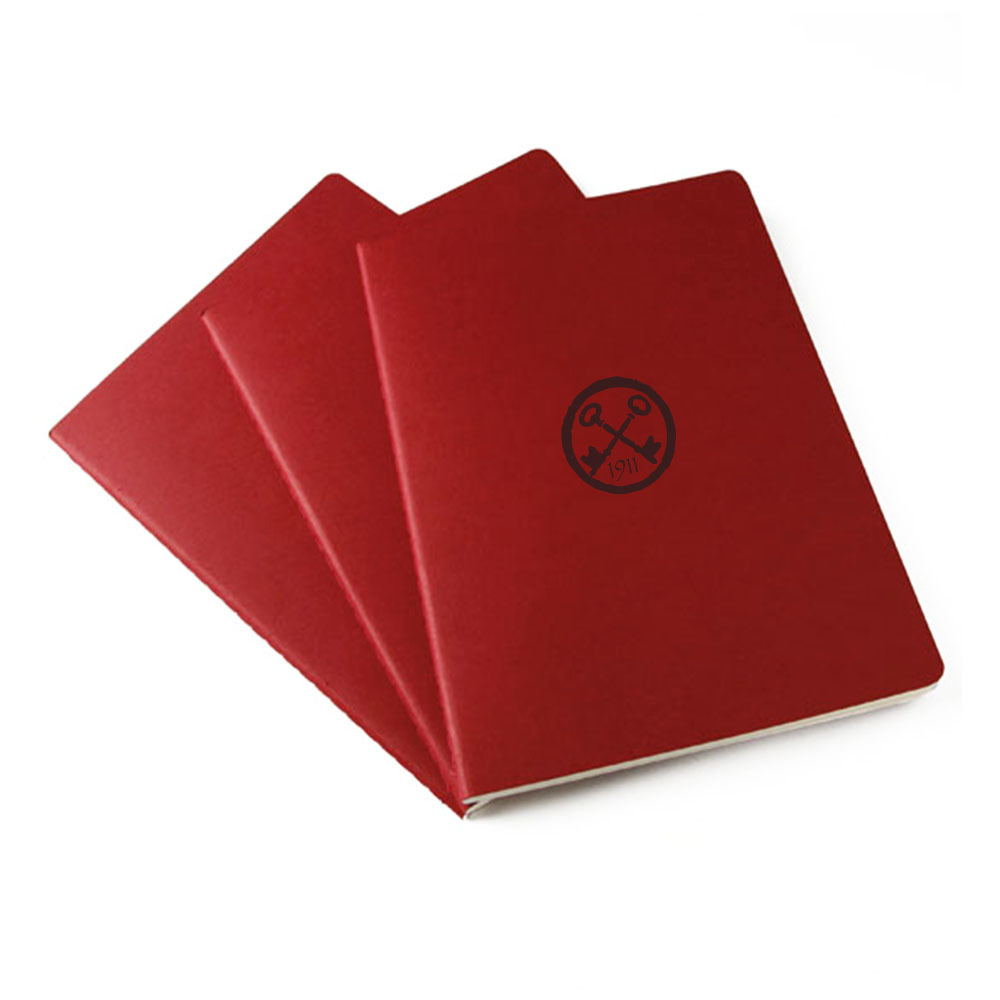 Moleskine journal cahier red Imperial Black